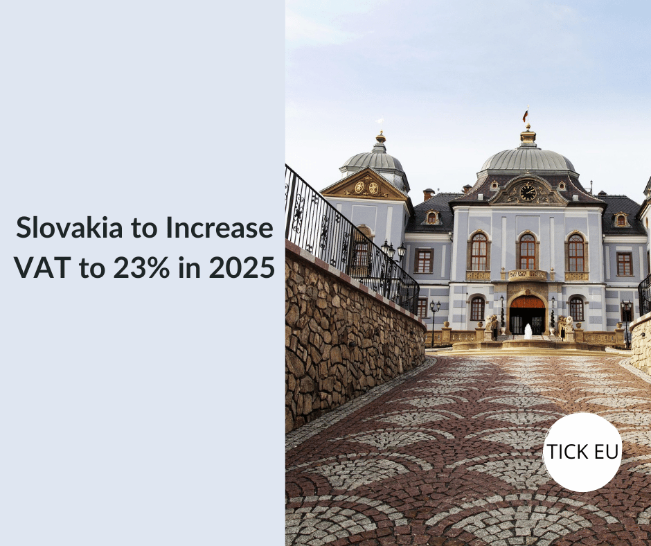 Slovakia to Raise VAT to 23% Starting January 2025